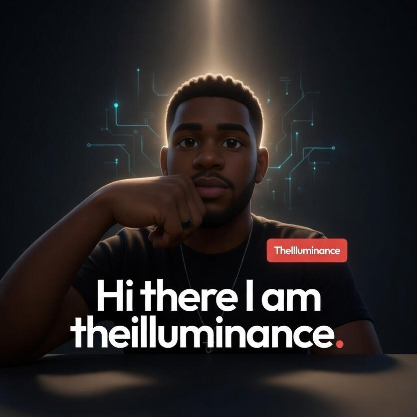 Hello, Im the illuminance. I’m focus on bringing clarity to ideas designing intuitive digital experiences, crafting compelling visuals, and writing content that makes complex concepts easier to understand.