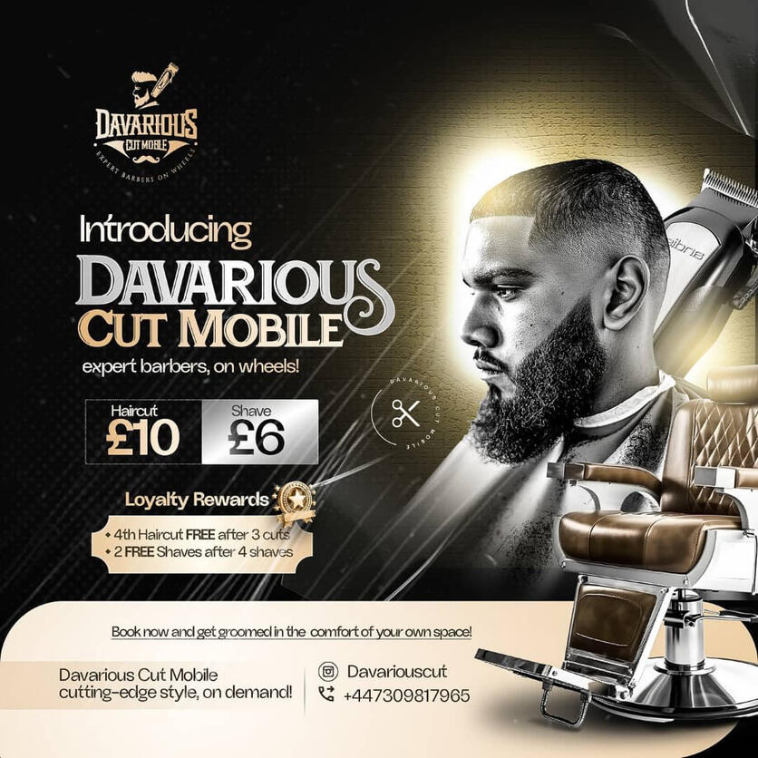 Modern Barbershop Promo Design